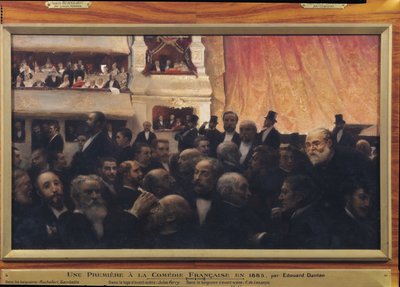 Erste Nacht an der Comédie-Française im Jahr 1885 von Edouard Joseph Dantan